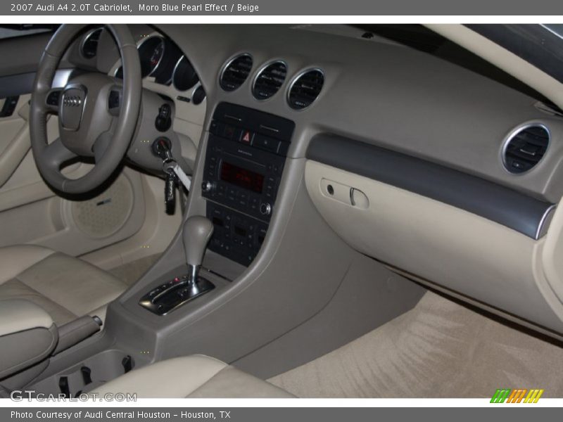 Moro Blue Pearl Effect / Beige 2007 Audi A4 2.0T Cabriolet