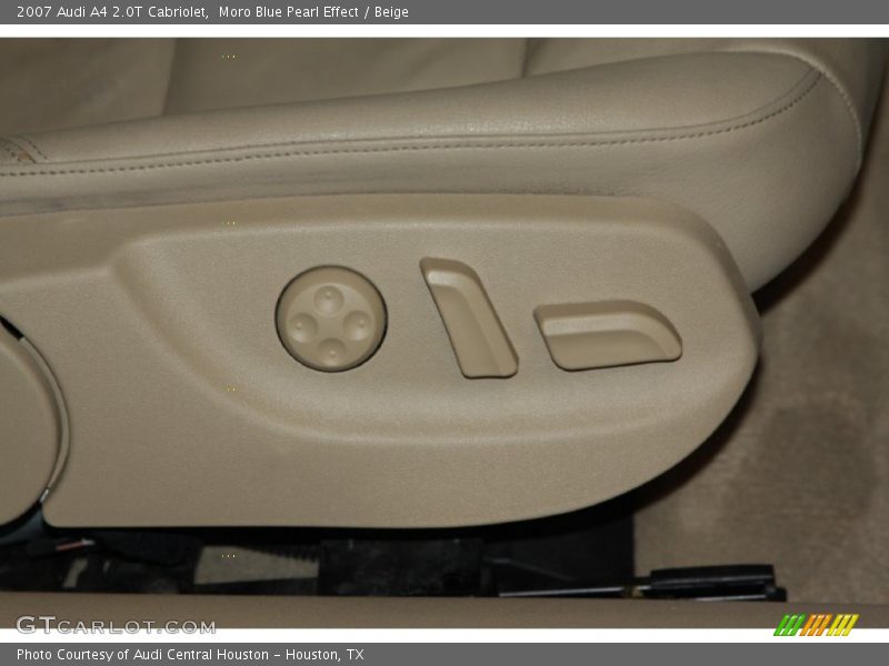 Moro Blue Pearl Effect / Beige 2007 Audi A4 2.0T Cabriolet