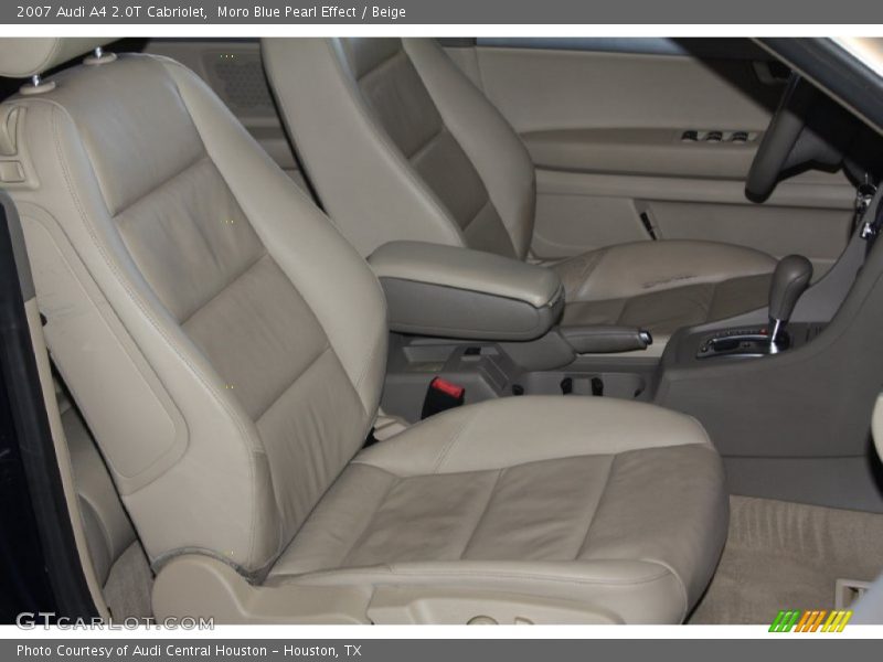 Moro Blue Pearl Effect / Beige 2007 Audi A4 2.0T Cabriolet