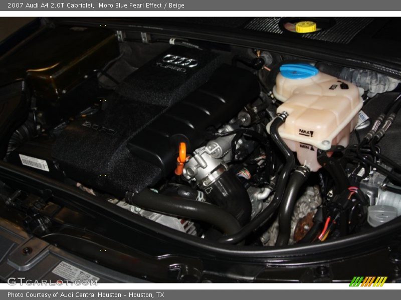 Moro Blue Pearl Effect / Beige 2007 Audi A4 2.0T Cabriolet