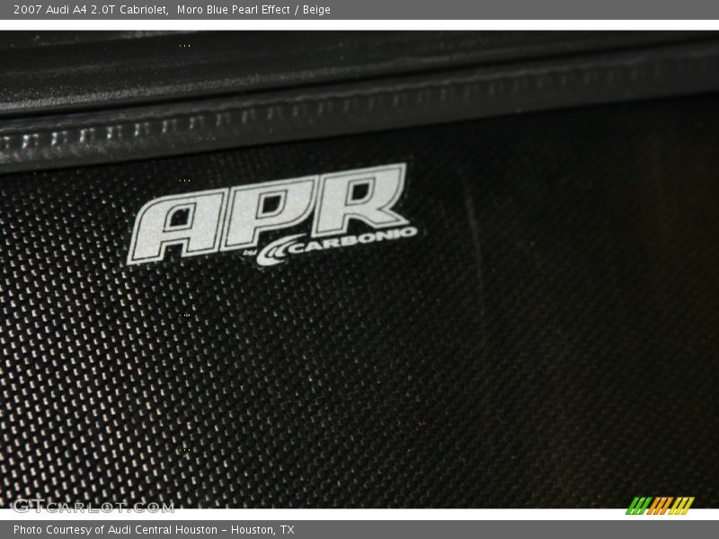 Moro Blue Pearl Effect / Beige 2007 Audi A4 2.0T Cabriolet