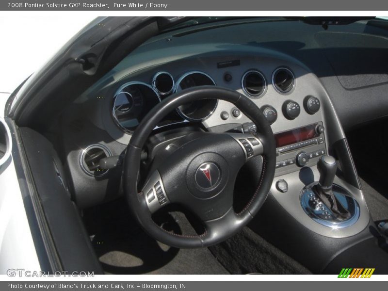 Pure White / Ebony 2008 Pontiac Solstice GXP Roadster