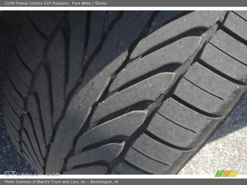 Pure White / Ebony 2008 Pontiac Solstice GXP Roadster