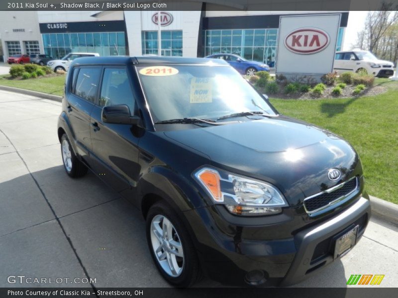 Shadow Black / Black Soul Logo Cloth 2011 Kia Soul +