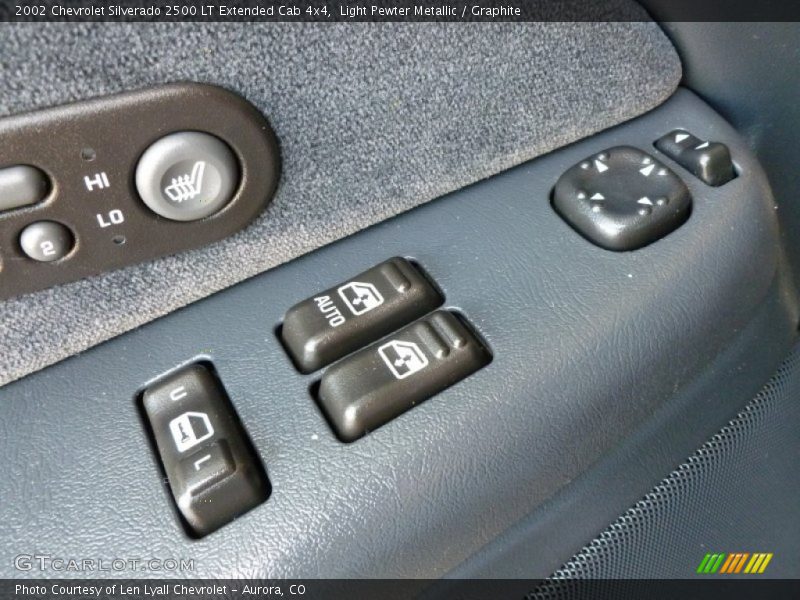 Light Pewter Metallic / Graphite 2002 Chevrolet Silverado 2500 LT Extended Cab 4x4