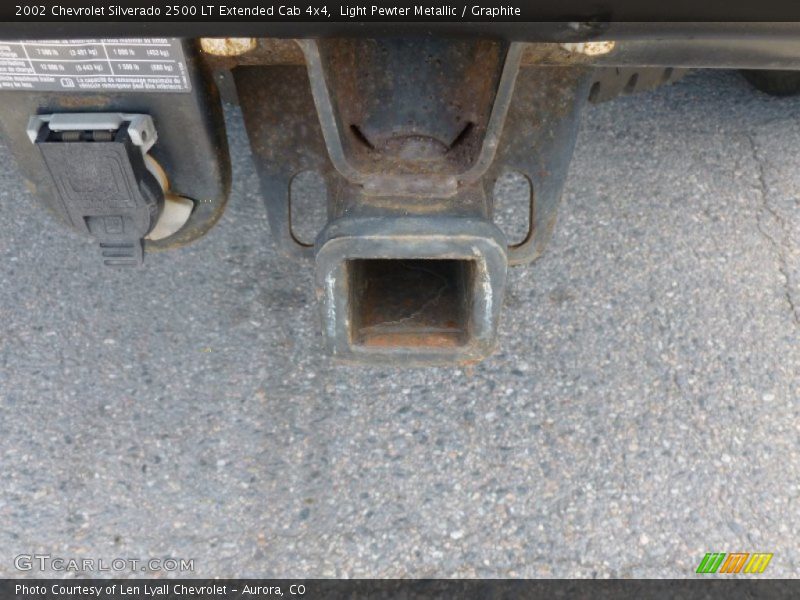 Light Pewter Metallic / Graphite 2002 Chevrolet Silverado 2500 LT Extended Cab 4x4