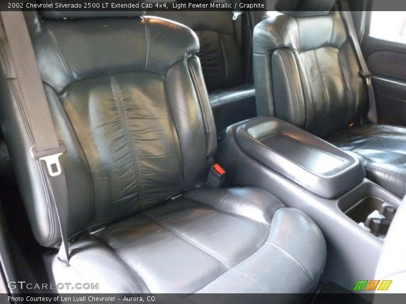 Light Pewter Metallic / Graphite 2002 Chevrolet Silverado 2500 LT Extended Cab 4x4