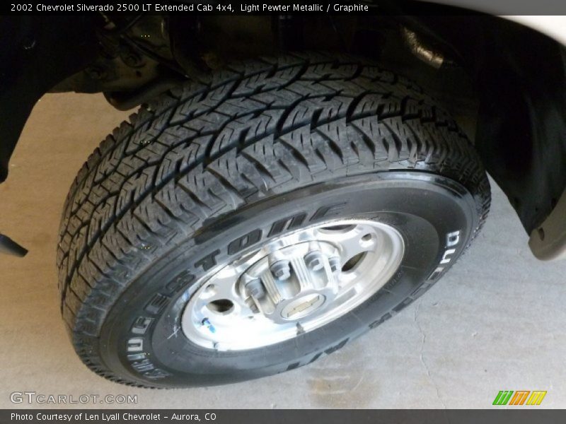Light Pewter Metallic / Graphite 2002 Chevrolet Silverado 2500 LT Extended Cab 4x4