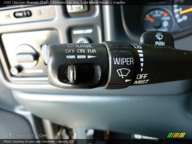 Light Pewter Metallic / Graphite 2002 Chevrolet Silverado 2500 LT Extended Cab 4x4