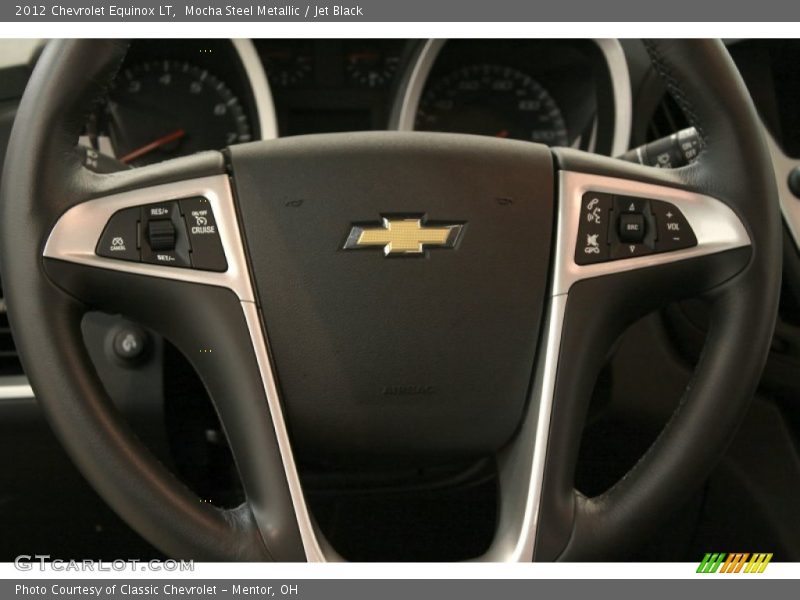 Mocha Steel Metallic / Jet Black 2012 Chevrolet Equinox LT