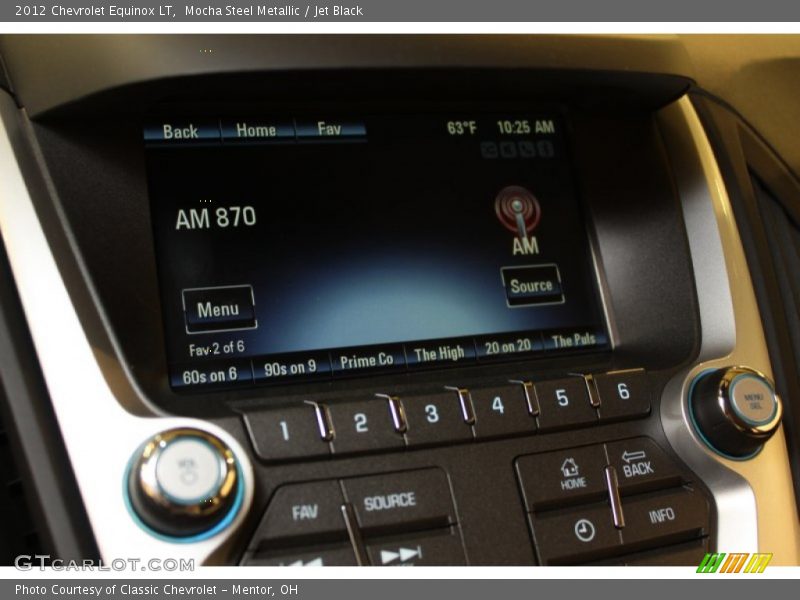 Mocha Steel Metallic / Jet Black 2012 Chevrolet Equinox LT