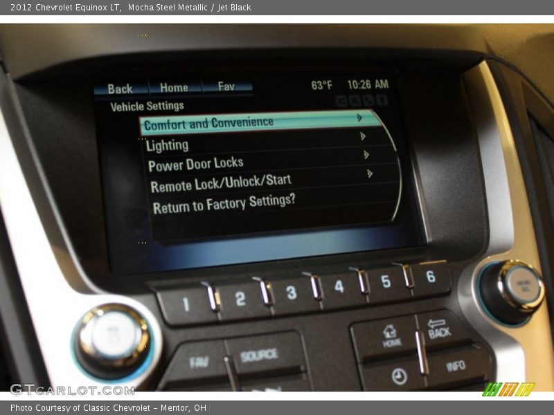 Mocha Steel Metallic / Jet Black 2012 Chevrolet Equinox LT