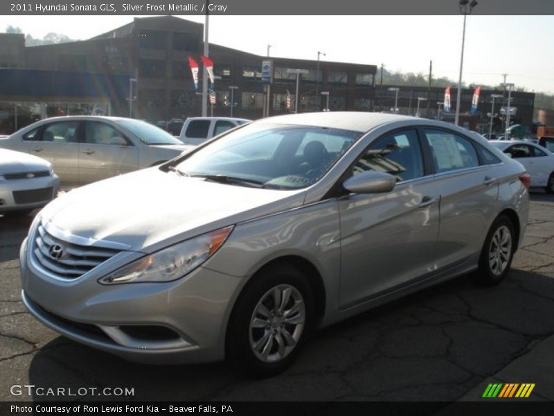 Silver Frost Metallic / Gray 2011 Hyundai Sonata GLS