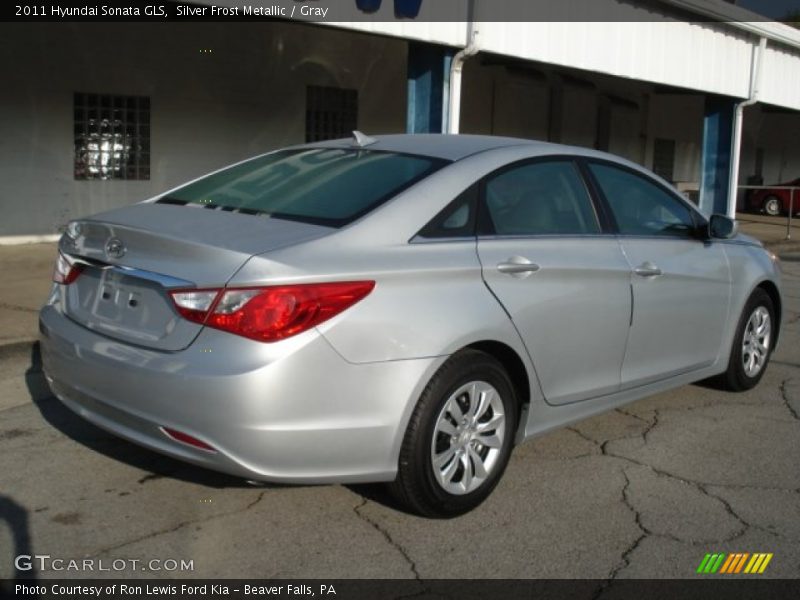 Silver Frost Metallic / Gray 2011 Hyundai Sonata GLS