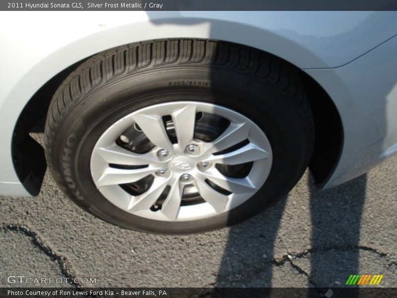 Silver Frost Metallic / Gray 2011 Hyundai Sonata GLS