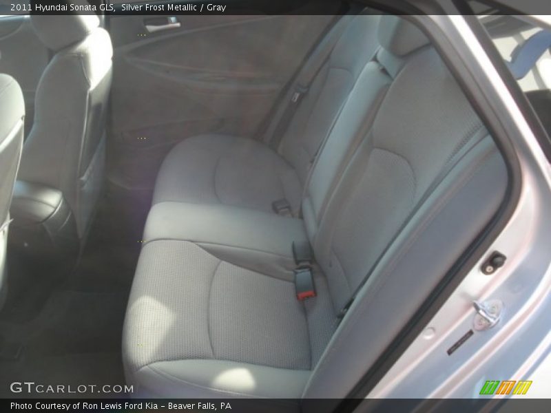 Silver Frost Metallic / Gray 2011 Hyundai Sonata GLS