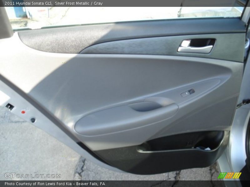 Silver Frost Metallic / Gray 2011 Hyundai Sonata GLS