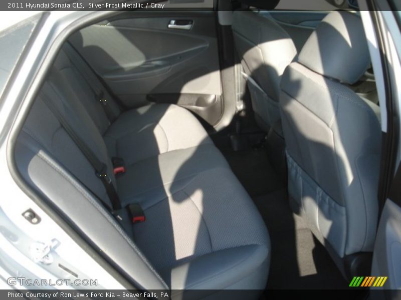 Silver Frost Metallic / Gray 2011 Hyundai Sonata GLS