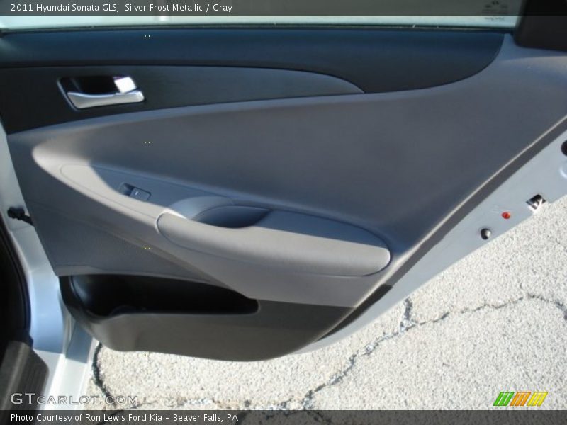 Silver Frost Metallic / Gray 2011 Hyundai Sonata GLS
