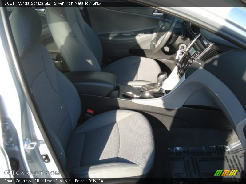 Silver Frost Metallic / Gray 2011 Hyundai Sonata GLS