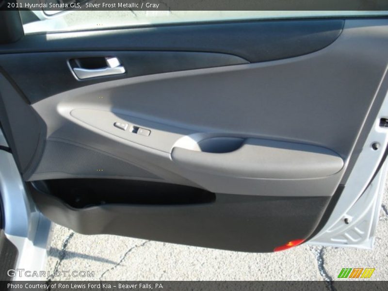 Silver Frost Metallic / Gray 2011 Hyundai Sonata GLS