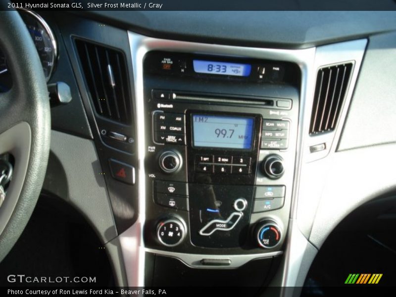 Silver Frost Metallic / Gray 2011 Hyundai Sonata GLS