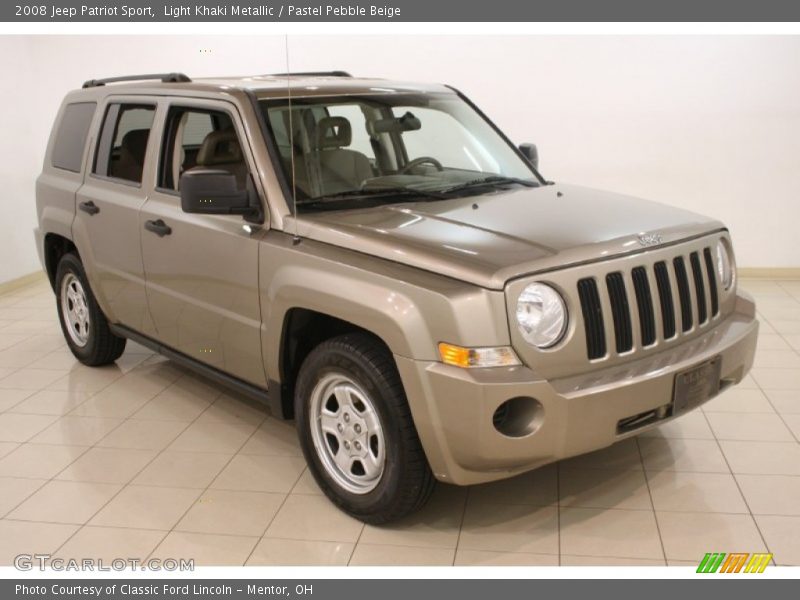 Light Khaki Metallic / Pastel Pebble Beige 2008 Jeep Patriot Sport