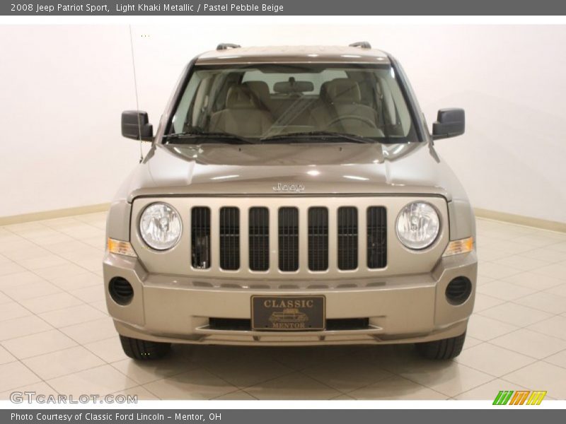 Light Khaki Metallic / Pastel Pebble Beige 2008 Jeep Patriot Sport