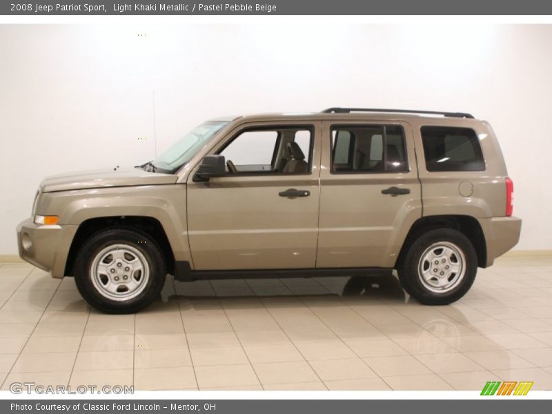 Light Khaki Metallic / Pastel Pebble Beige 2008 Jeep Patriot Sport