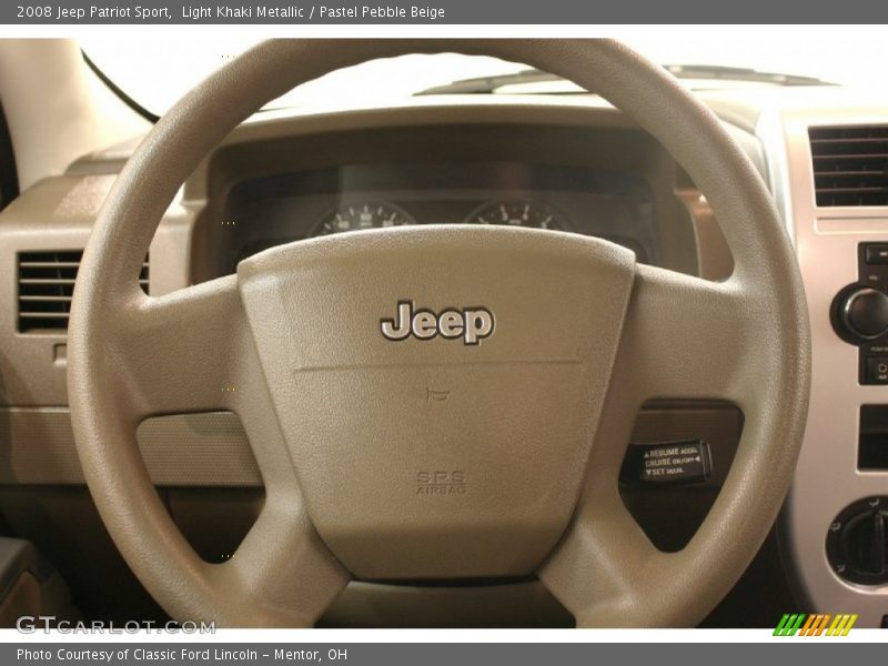 Light Khaki Metallic / Pastel Pebble Beige 2008 Jeep Patriot Sport