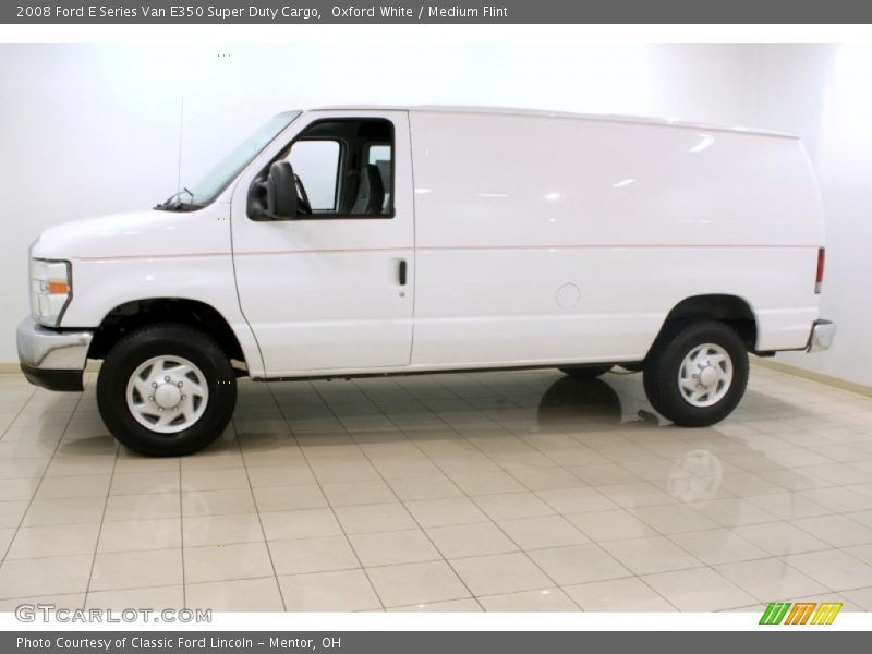 Oxford White / Medium Flint 2008 Ford E Series Van E350 Super Duty Cargo