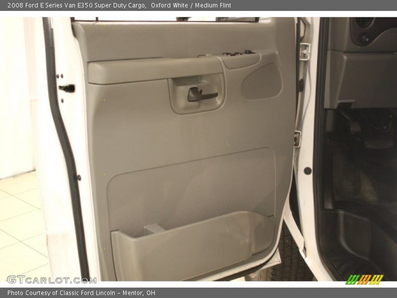 Oxford White / Medium Flint 2008 Ford E Series Van E350 Super Duty Cargo