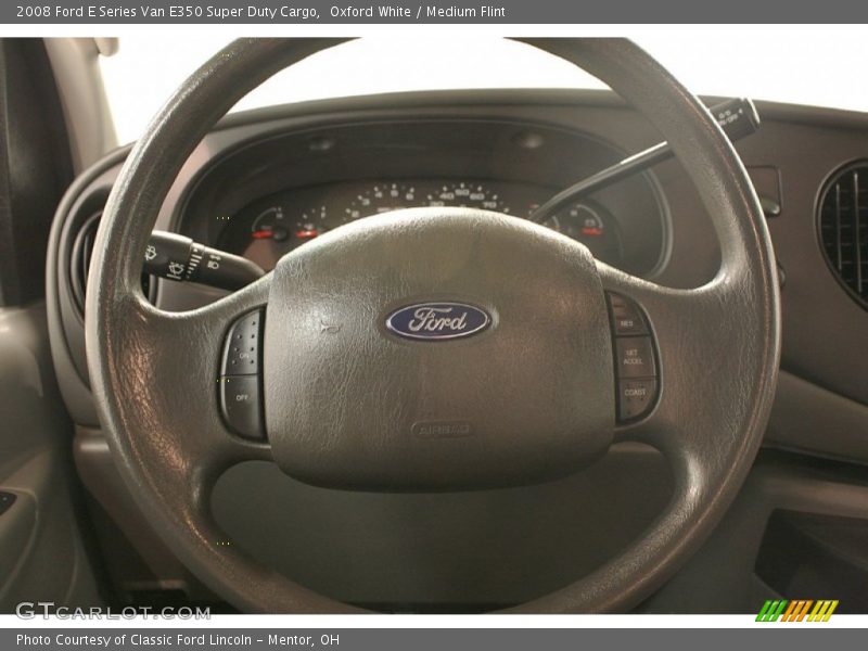 Oxford White / Medium Flint 2008 Ford E Series Van E350 Super Duty Cargo