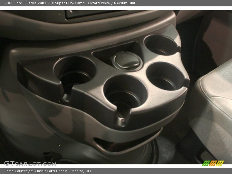 Oxford White / Medium Flint 2008 Ford E Series Van E350 Super Duty Cargo