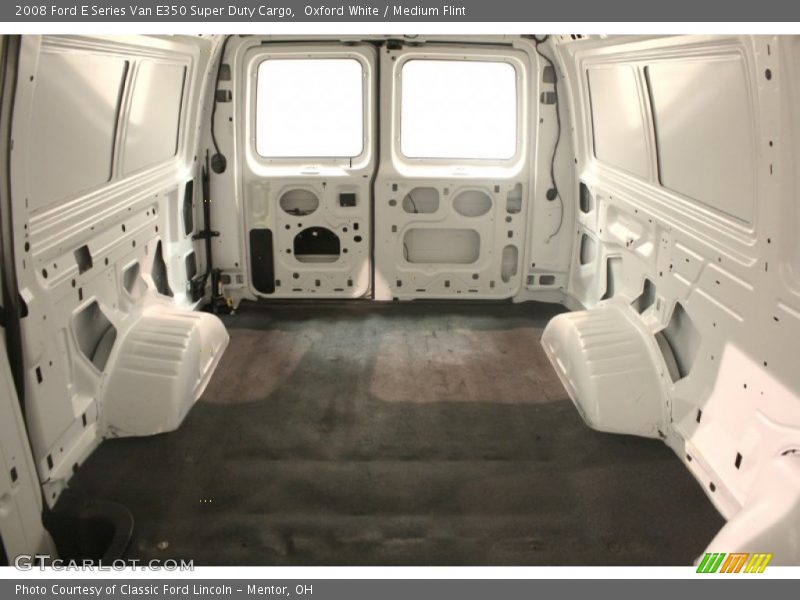 Oxford White / Medium Flint 2008 Ford E Series Van E350 Super Duty Cargo