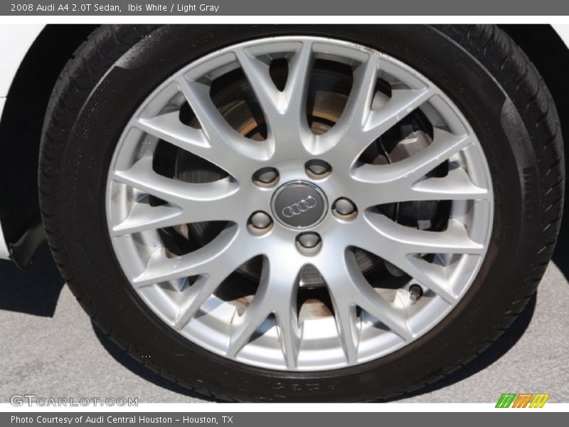 Ibis White / Light Gray 2008 Audi A4 2.0T Sedan