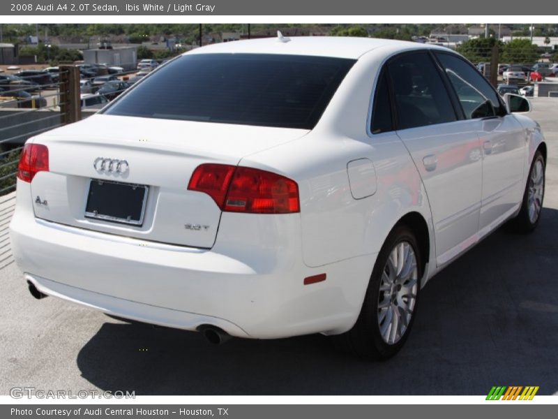 Ibis White / Light Gray 2008 Audi A4 2.0T Sedan