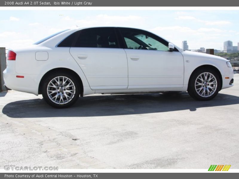 Ibis White / Light Gray 2008 Audi A4 2.0T Sedan