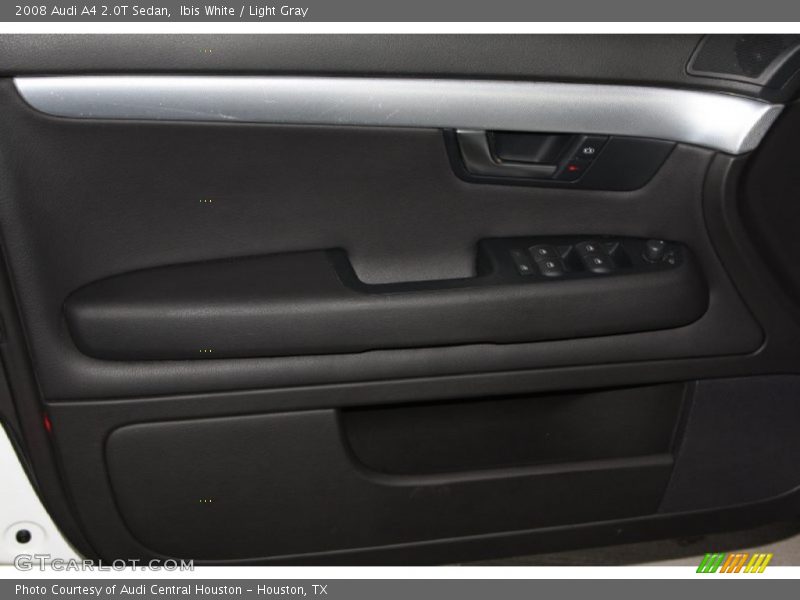 Ibis White / Light Gray 2008 Audi A4 2.0T Sedan