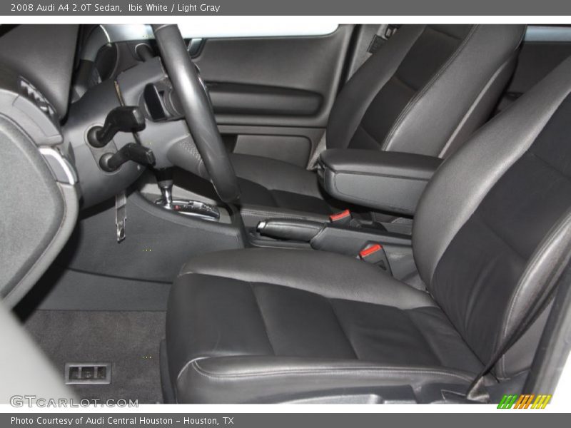 Ibis White / Light Gray 2008 Audi A4 2.0T Sedan