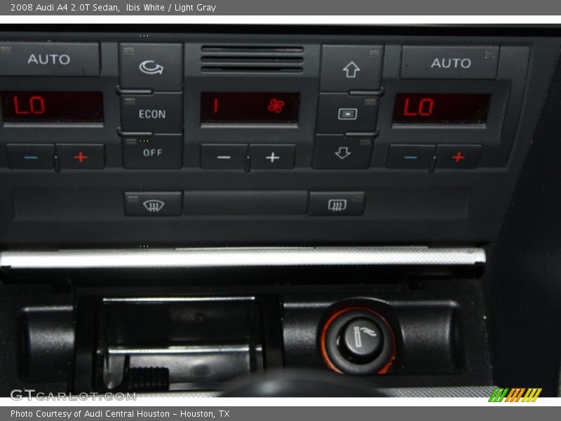 Ibis White / Light Gray 2008 Audi A4 2.0T Sedan