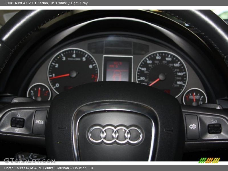 Ibis White / Light Gray 2008 Audi A4 2.0T Sedan