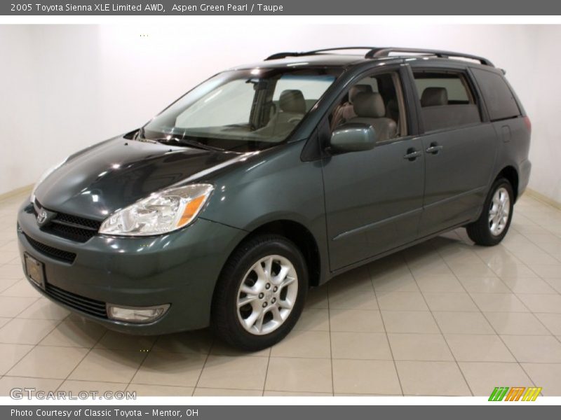 Aspen Green Pearl / Taupe 2005 Toyota Sienna XLE Limited AWD