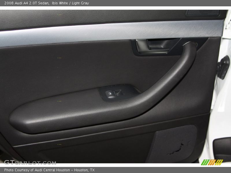 Ibis White / Light Gray 2008 Audi A4 2.0T Sedan