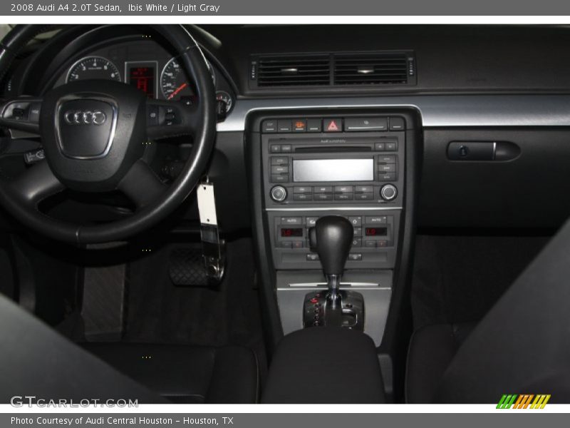 Ibis White / Light Gray 2008 Audi A4 2.0T Sedan