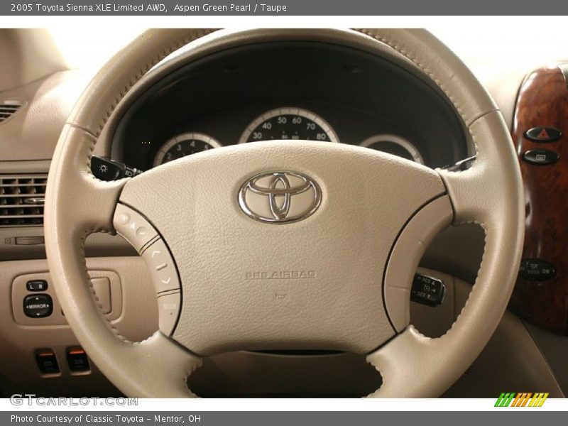 Aspen Green Pearl / Taupe 2005 Toyota Sienna XLE Limited AWD