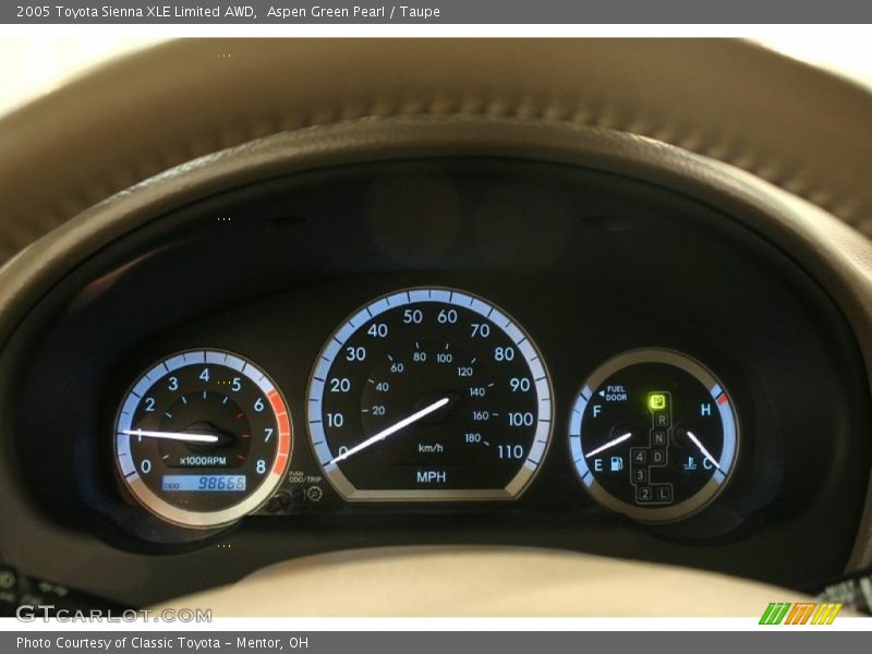 Aspen Green Pearl / Taupe 2005 Toyota Sienna XLE Limited AWD