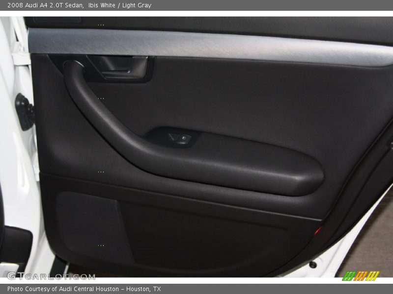 Ibis White / Light Gray 2008 Audi A4 2.0T Sedan