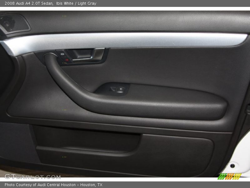 Ibis White / Light Gray 2008 Audi A4 2.0T Sedan