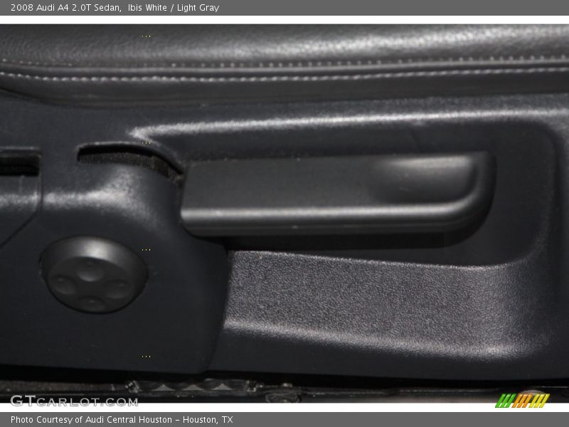 Ibis White / Light Gray 2008 Audi A4 2.0T Sedan